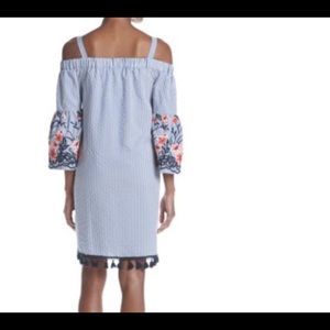 JH Off Shoulder Bell Sleeve Dress, 14